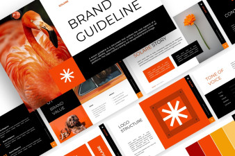 Solare Brand Guideline PowerPoint Template